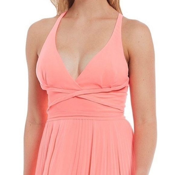 NWT Laundry by Shelli Segal Pleated Dress 10 - Picture 3 of 14